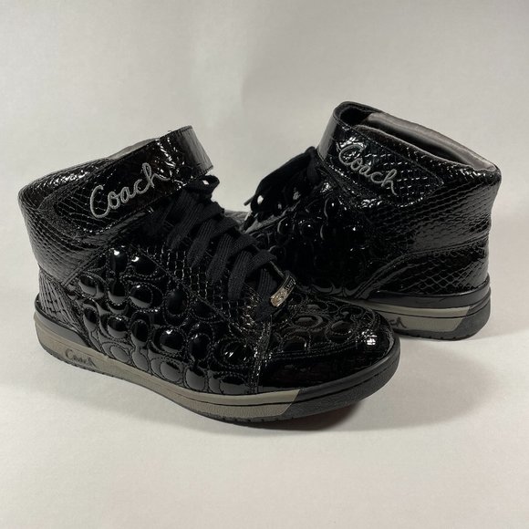 Coach High Top Patent Leather - Picture 1 of 12